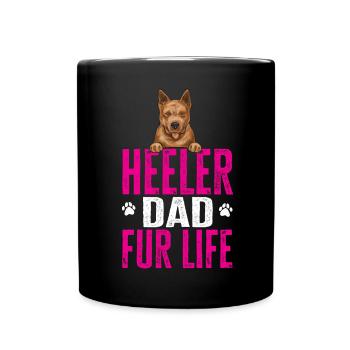 Bouvier australien Red Blue Heeler - Mug uni - noir - Devant