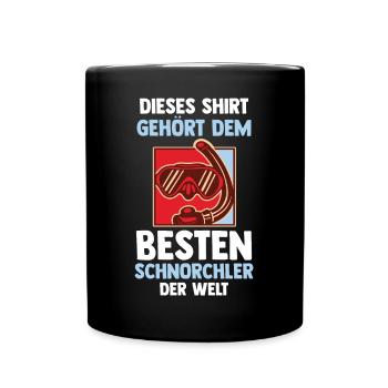 Schullehrer Lehrer - Tasse einfarbig - Schwarz - Vorne