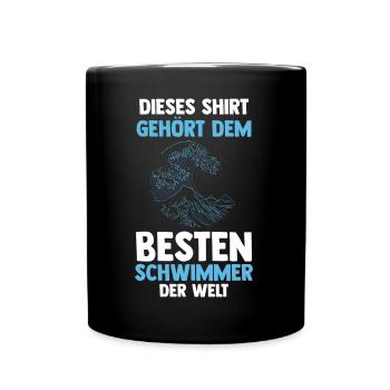 Schullehrer Lehrer - Tasse einfarbig - Schwarz - Vorne