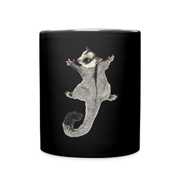 Short-headed glider Sugar Glider - Full Colour Mug - black - Front