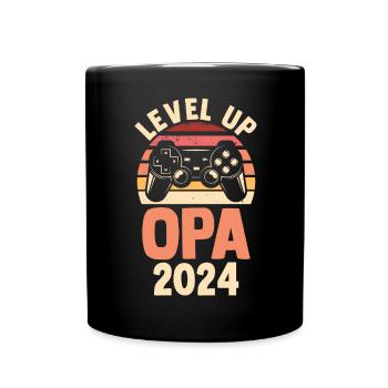 Werdender Opa 2034 - Tasse einfarbig - Schwarz - Vorne