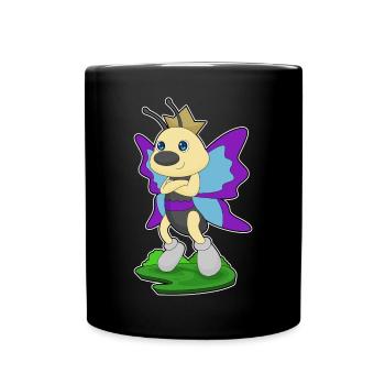Butterfly Crown - Full Colour Mug - black - Front