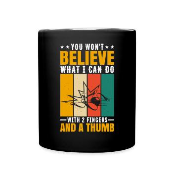 Bowling - Mug uni - noir - Devant
