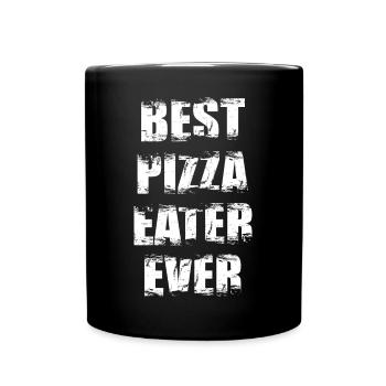 Best Pizza Eater of All Time - Full Colour Mug - black - Front