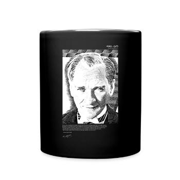 Atatürk Signature Mustafa Kemal Atatürk - Full Colour Mug - black - Front