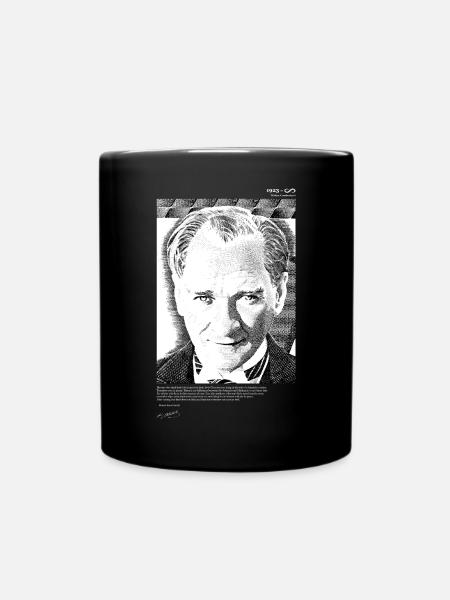 Atatürk Unterschrift Mustafa Kemal Atatürk - Tasse einfarbig - Schwarz