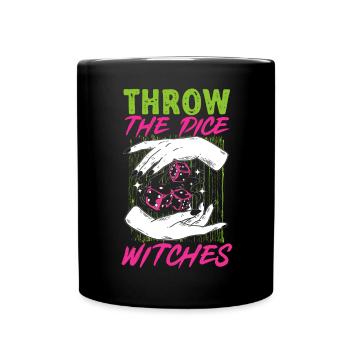 Jeu de dés Bunco - Mug uni - noir - Devant