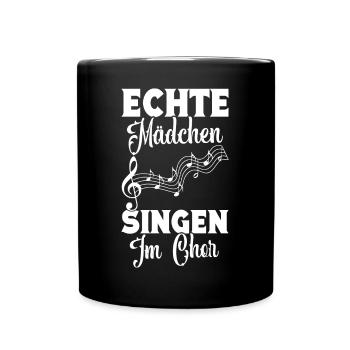 Chorsänger Bass Singen Dirigent Musiker Chorleiter - Tasse einfarbig - Schwarz - Vorne