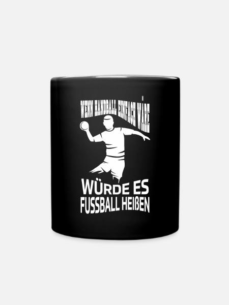 Handball Saying Funny Handball Player Gift - Full Colour Mug - black