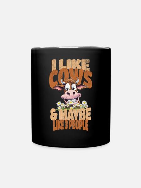 vache vaches dicton drôle - Mug uni - noir
