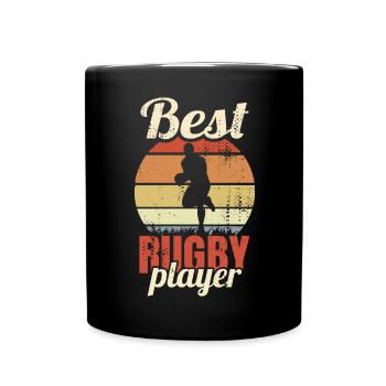 Meilleur joueur de rugby - Mug uni - noir - Devant