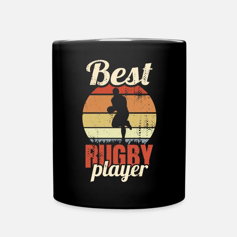Best Rugby Player - Tasse einfarbig - Schwarz