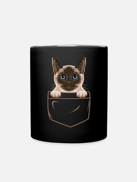 Chat siamois - Mug uni - noir