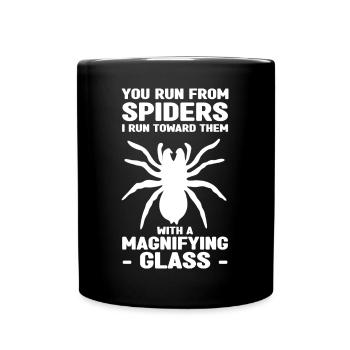Insekten - Tasse einfarbig - Schwarz - Vorne