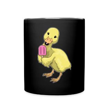 Popsicles au canard - Mug uni - noir - Devant