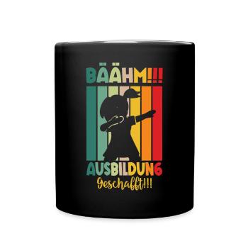 Ausbildung Geschafft Abschiedsgeschenk 2024 - Tasse einfarbig - Schwarz - Vorne