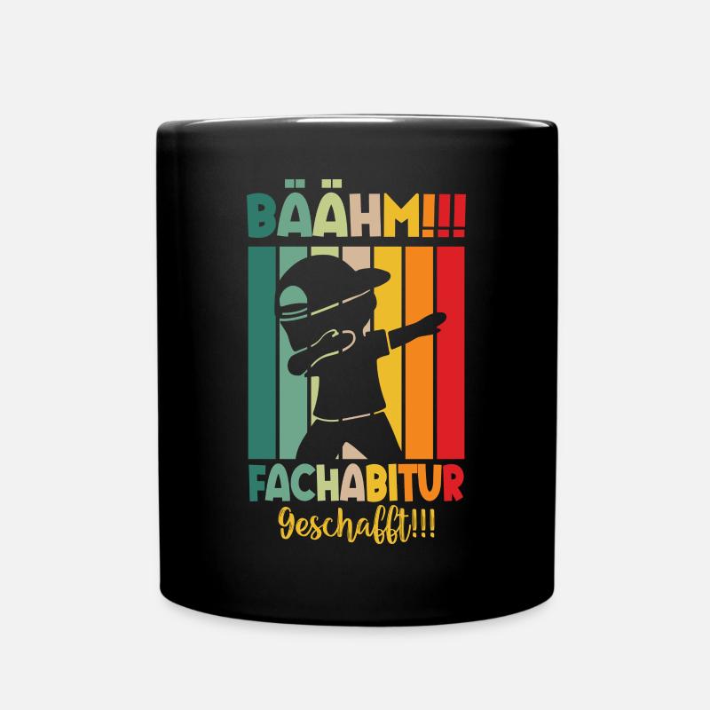 Fachabi Geschafft 2024 Fachabitur Bestanden - Tasse einfarbig - Schwarz