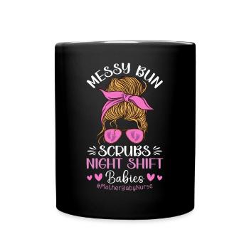 Infirmière Bébé Maternité Infirmière - Mug uni - noir - Devant