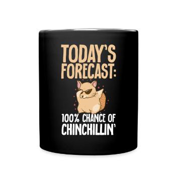 Chinchilla - Tasse einfarbig - Schwarz - Vorne