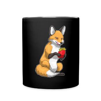 Frites Fuchs - Mug uni - noir - Devant