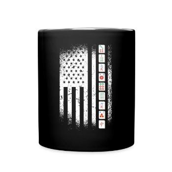 Cadeau pour les fans de Mahjong - Mug uni - noir - Devant