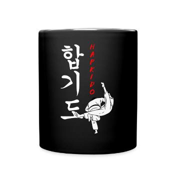 Cadeau d’arts martiaux Hapkido - Mug uni - noir - Devant
