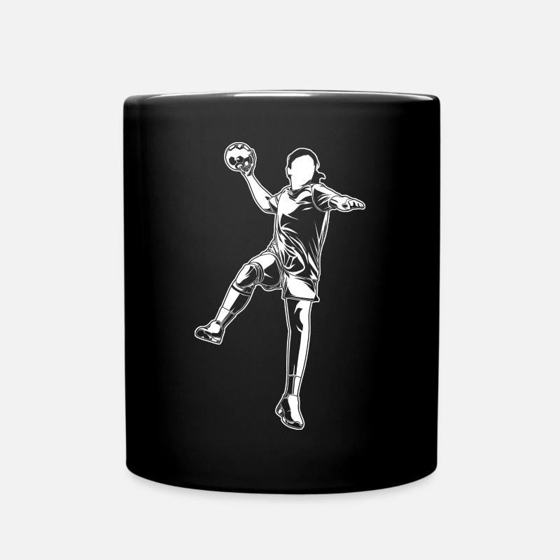 Joueuse de handball - Mug uni - noir
