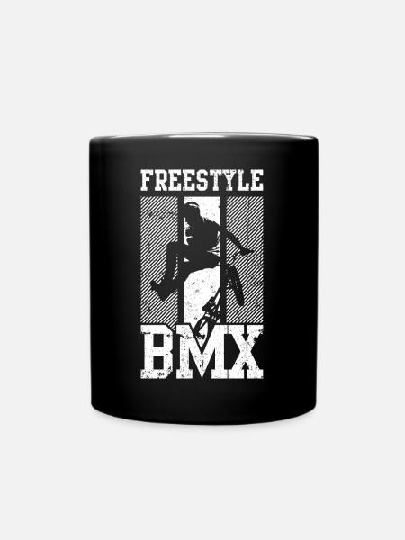 Freestyle Bmx - Tasse einfarbig - Schwarz