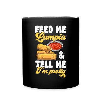 Lumpia Cuisine philippine Philippines - Mug uni - noir - Devant