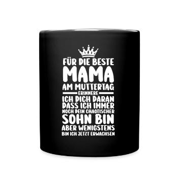 Maman Fête des mères Maman - Mug uni - noir - Devant