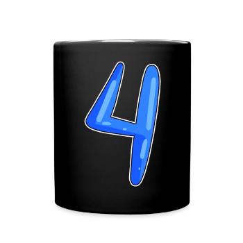 4 - Mug uni - noir - Devant