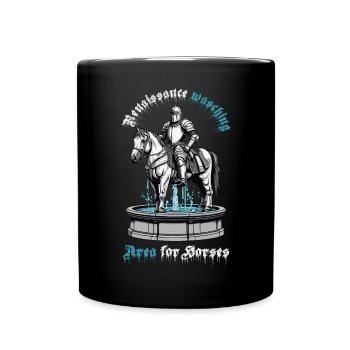 Horse wash - Full Colour Mug - black - Front