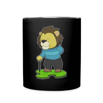 Bâton de marche Leo Pensioner - Mug uni - noir - Devant