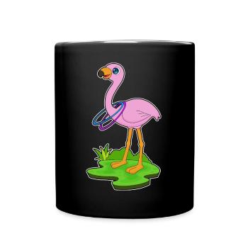 Gymnastique d’entraînement Flamingo Fitness Hoop - Mug uni - noir - Devant
