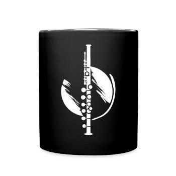 Flute - Full Colour Mug - black - Front