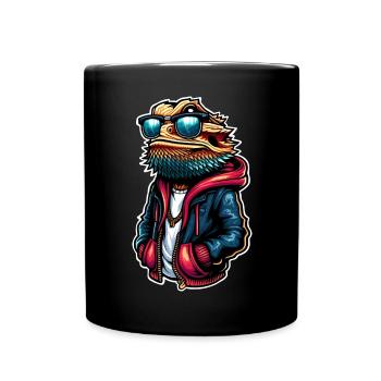 Bearded dragons - Full Colour Mug - black - Front