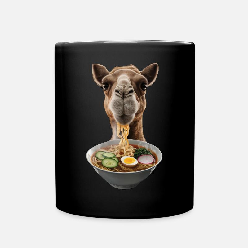 Kamel Ramen - Tasse einfarbig - Schwarz