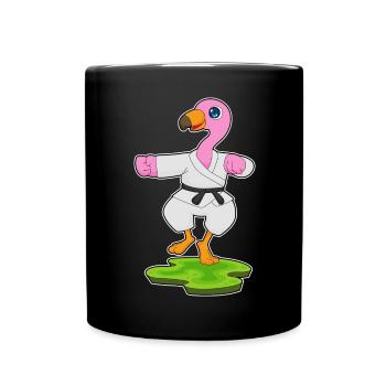 Karate Flamingo arts martiaux - Mug uni - noir - Devant
