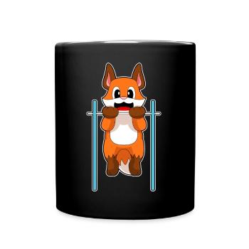 Fox Bodybuilder Tractions Musculation - Mug uni - noir - Devant