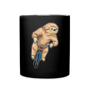Vélo paresseux - Mug uni - noir - Devant