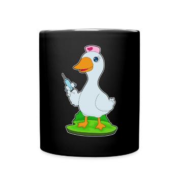Infirmière Canard Vie Quotidienne - Mug uni - noir - Devant
