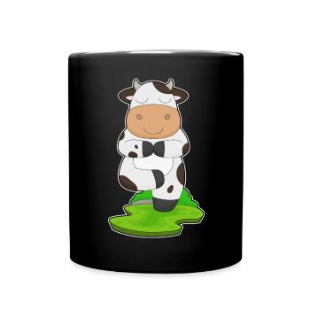Cow Yoga Fitness Méditation - Mug uni - noir - Devant
