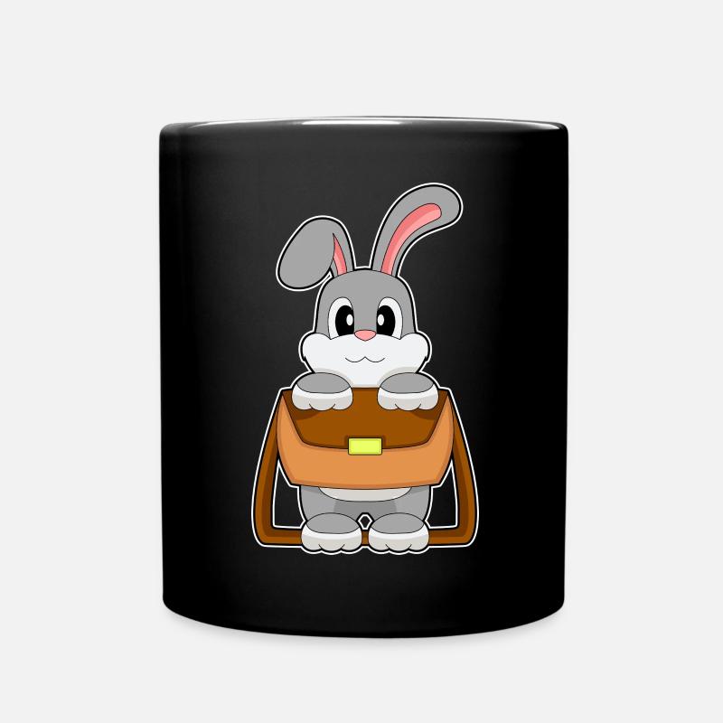 Bunny Shoulder Bag - Full Colour Mug - black