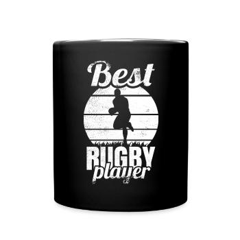 Best Rugby Player - Full Colour Mug - black - Front