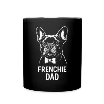 Frenchie Dad - French Bulldog - Full Colour Mug - black - Front