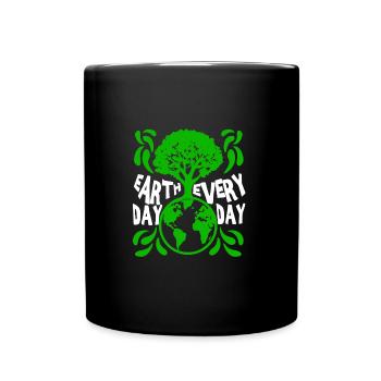 Protection du climat Idée cadeau Pistes de réflexion - Mug uni - noir - Devant