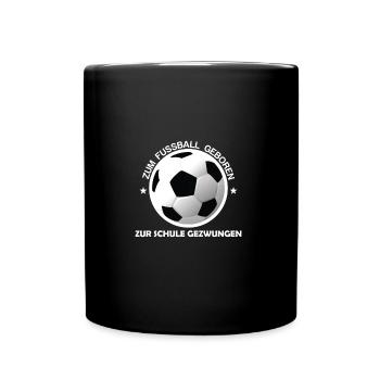 Born to Football Shirt • Cadeau pour adolescents - Mug uni - noir - Devant