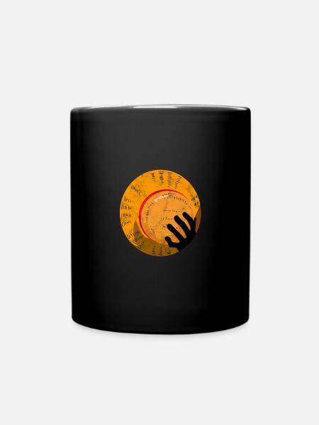 Anime Manga Figur Hut von Oben Strohhut - Tasse einfarbig - Schwarz