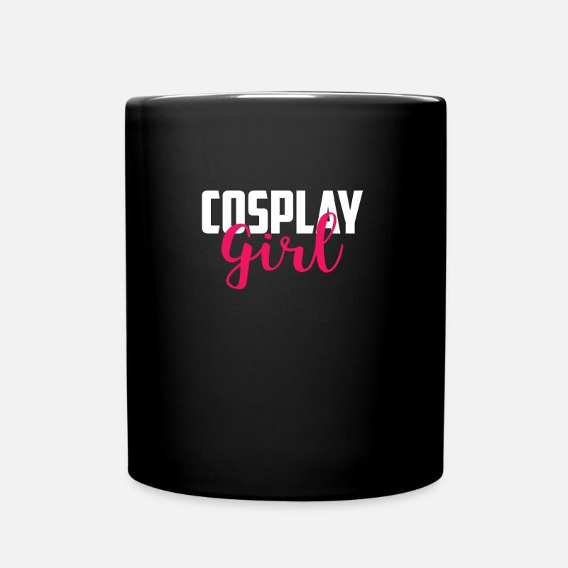 cosplay fan verkleiden gamer geschenk - Tasse einfarbig - Schwarz