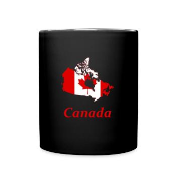 Canada - Tasse einfarbig - Schwarz - Vorne